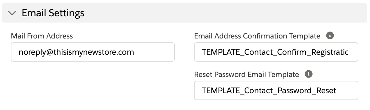 Email Settings