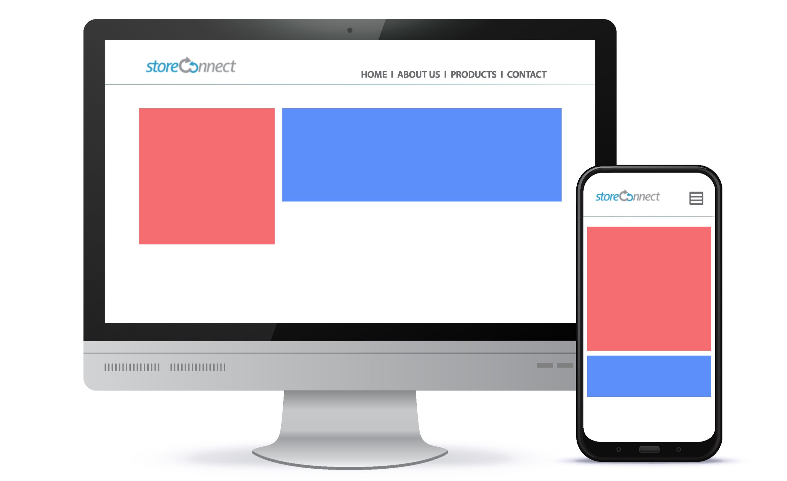 Example of how 'One third left, two thirds right' displays