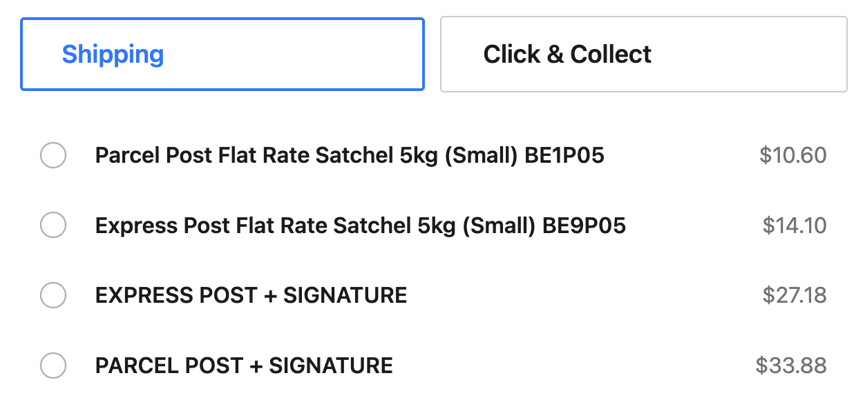 ShipStation rates at checkout