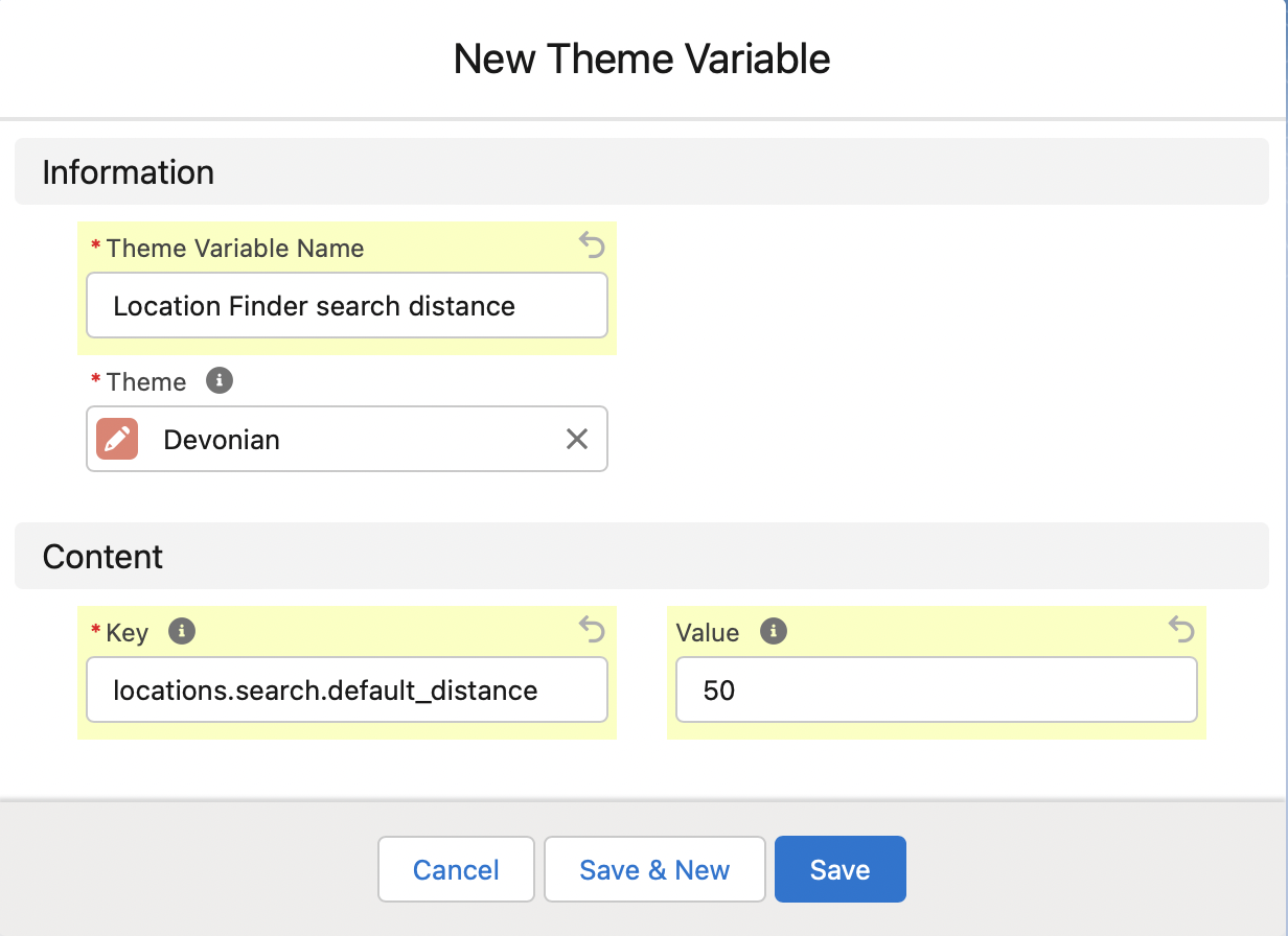 New variable