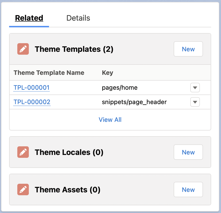 Theme locales